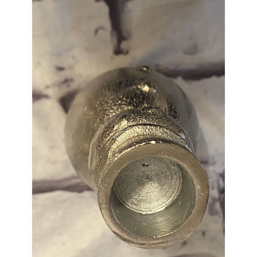 Set of 2 Silver Snowmen Taper Candle Holders - Picture 4 of 8